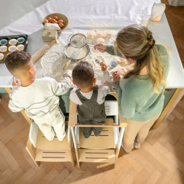 Maxi-Cosi Learning Tower Toucan Natural> Houten Kinderstoelen