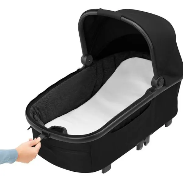 Maxi-Cosi Lila XP Plus Essential Graphite (Black Frame & Brown Leather)> Wandelwagens|Complete Kinderwagens
