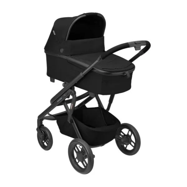 Maxi-Cosi Lila XP Plus Essential Graphite (Black Frame & Brown Leather)> Wandelwagens|Complete Kinderwagens