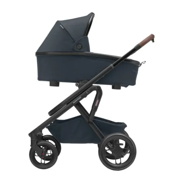 Maxi-Cosi Lila XP Plus Essential Graphite (Black Frame & Brown Leather)> Wandelwagens|Complete Kinderwagens