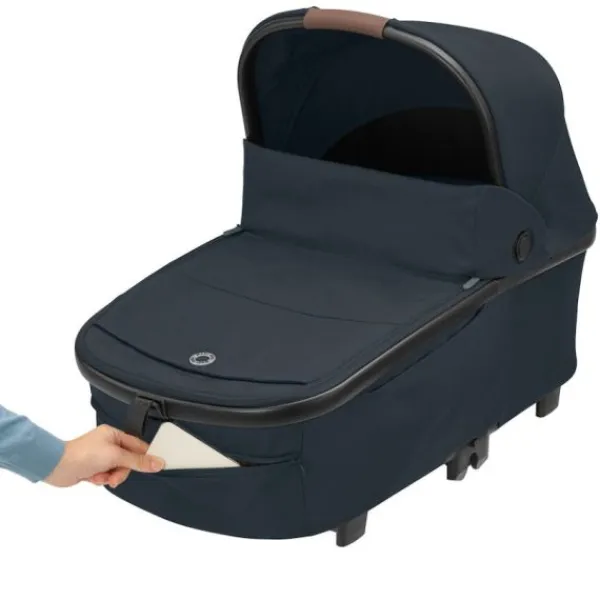 Maxi-Cosi Lila XP Plus Essential Graphite (Black Frame & Brown Leather)> Wandelwagens|Complete Kinderwagens