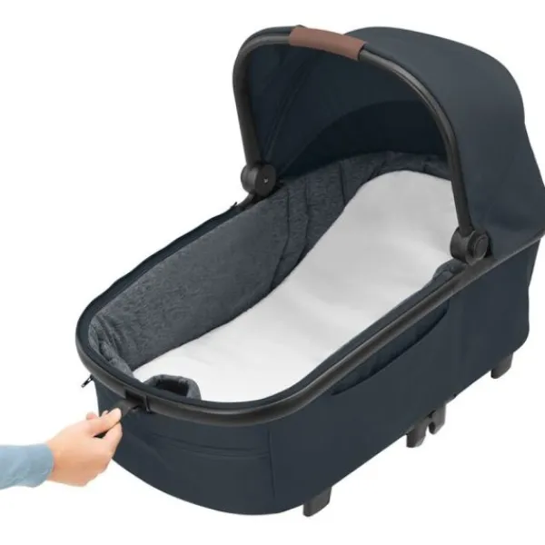 Maxi-Cosi Lila XP Plus Essential Graphite (Black Frame & Brown Leather)> Wandelwagens|Complete Kinderwagens