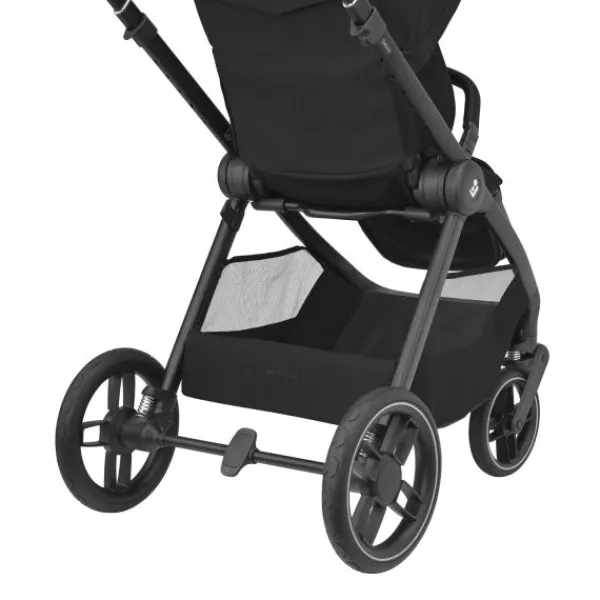 Maxi-Cosi Wandelwagen Oxford Essential Black Dark Frame + Black Leather> Wandelwagens|Complete Kinderwagens