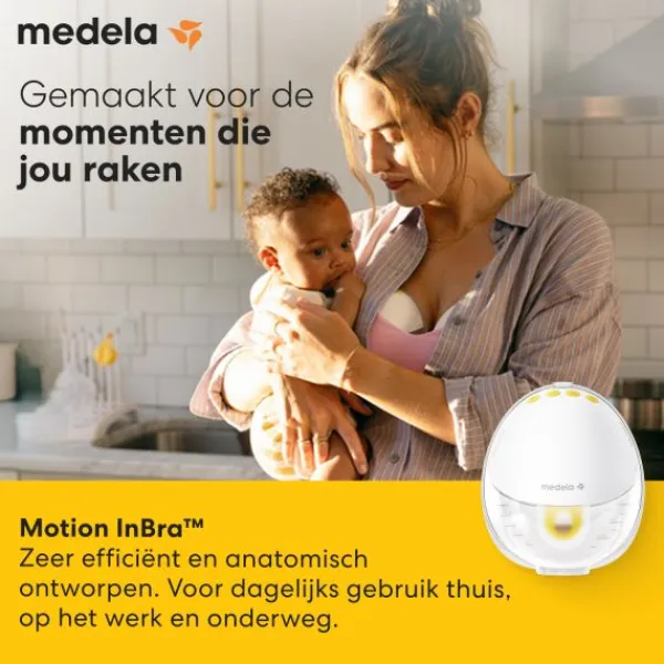 Medela Borstkolf - Motion InBra™ - Dubbelzijdig Elektrisch> Borstkolven Elektrisch