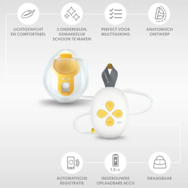 Medela Borstkolf Elektrisch Solo Hands-Free> Borstkolven Elektrisch