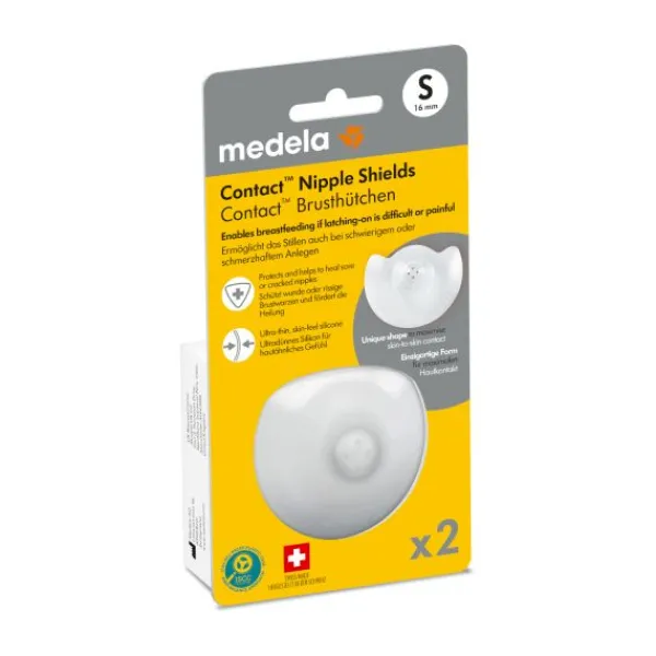 Medela Contact Tepelhoedjes Small Incl. Doosje> Borst Verzorging