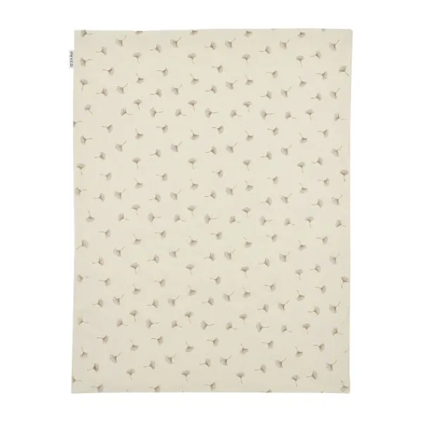 Meyco Baby Gingko Wiegdeken - 75 x 100 cm - Pre-Washed hydrofiel - Soft Sand> Wiegdekens