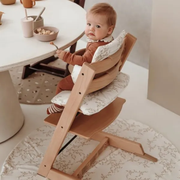 Meyco Baby Knoeimat Kinderstoel Branches Sand> Accessoires Kinderstoelen