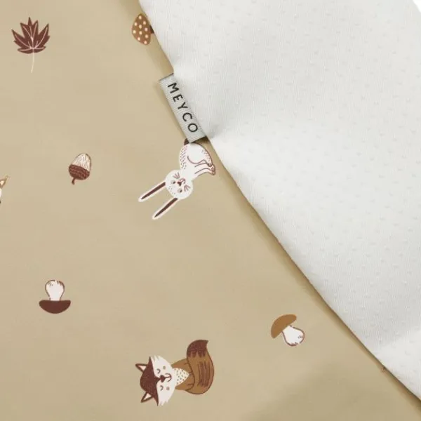 Meyco Baby Knoeimat Kinderstoel Forest Animals Sand> Accessoires Kinderstoelen
