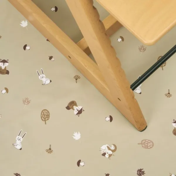 Meyco Baby Knoeimat Kinderstoel Forest Animals Sand> Accessoires Kinderstoelen