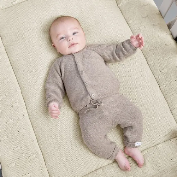Meyco Baby Knots Boxkleed - 77 x 97 cm - Soft Sand> Boxkleden|Accessoires Boxen