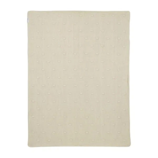 Meyco Baby Ledikantdeken Teddy Knots Soft Sand 100 x 150 cm> Ledikantdekens