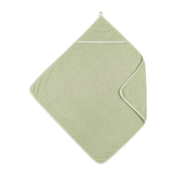 Meyco Baby Popcorn Badcape - 75 x 75 cm - Soft Olive> Badcapes