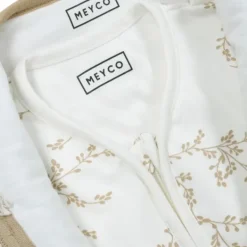 Meyco Baby Slaapzak 4 Seizoenen Branches Sand><noscript><img width=