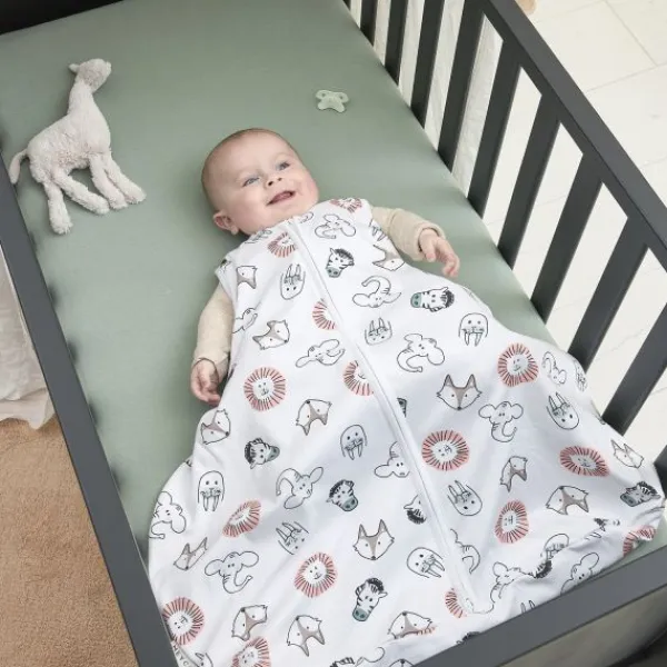 Meyco Baby Slaapzak Heupdysplasie Animal Multicolour 70 cm> 4-Seizoenen Slaapzakken
