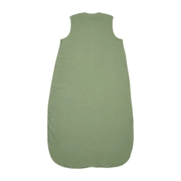 Meyco Baby Slaapzak Hydrofiel Gevoerd Uni Pre-Washed Olive Green 70 cm> 4-Seizoenen Slaapzakken