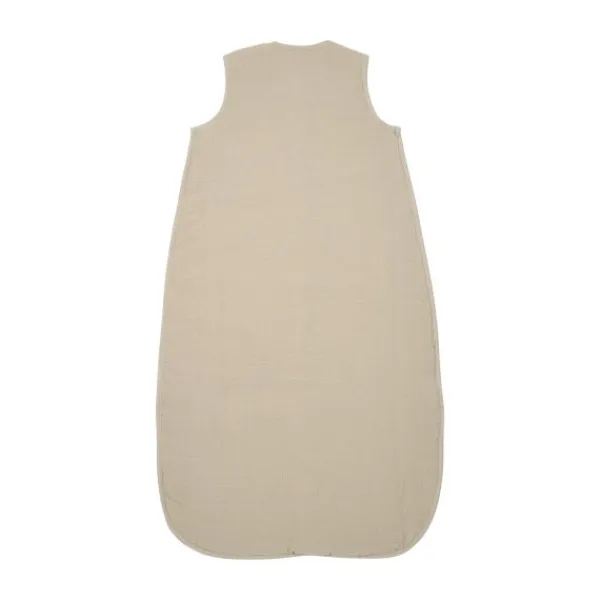 Meyco Baby Slaapzak Hydrofiel Gevoerd Uni Pre-Washed Sand 60 cm> 4-Seizoenen Slaapzakken