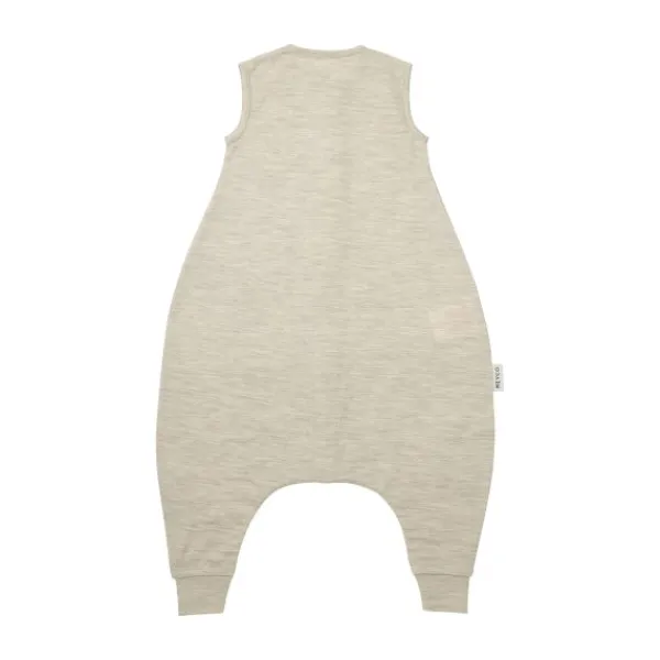 Meyco Baby Slaapzak Jumper - Studio - Merinowol - Sand Melange - 92 cm> 4-Seizoenen Slaapzakken