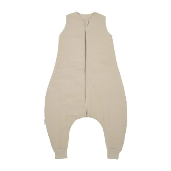 Meyco Baby Slaapzak Jumper Winter Hydrofiel Uni Pre-Washed Sand 80 cm> 4-Seizoenen Slaapzakken|Winter Slaapzakken