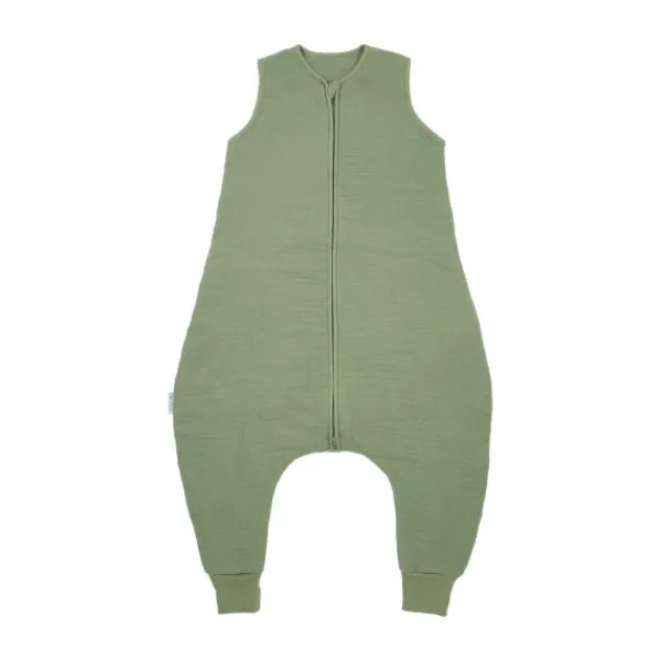 Meyco Baby Slaapzak Jumper Winter Hydrofiel Uni Pre-Washed Olive Green 80 cm> 4-Seizoenen Slaapzakken|Winter Slaapzakken