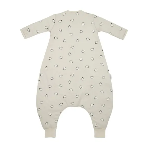 Meyco Baby Slaapzak Jumper Winter Penguin Soft Sand 80 cm> 4-Seizoenen Slaapzakken|Winter Slaapzakken