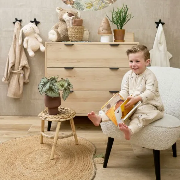 Meyco Baby Slaapzak Jumper Winter Penguin Soft Sand 80 cm> 4-Seizoenen Slaapzakken|Winter Slaapzakken