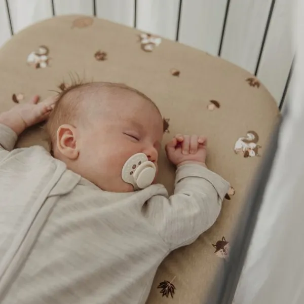 Meyco Baby Slaapzak met Vaste Mouw - Studio - Merinowol - Sand Melange - 70 cm> 4-Seizoenen Slaapzakken