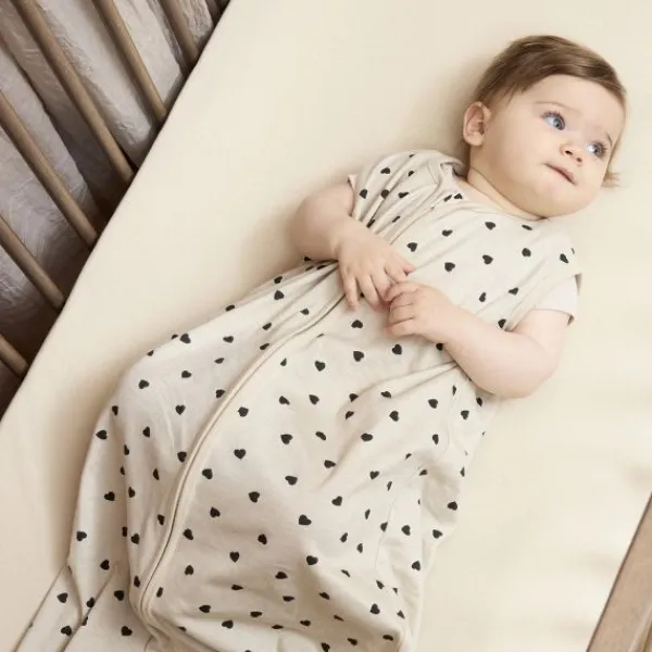 Meyco Baby Uni Hoeslaken Ledikant - 60 x 120 cm - Jersey - Nature> Hoeslakens