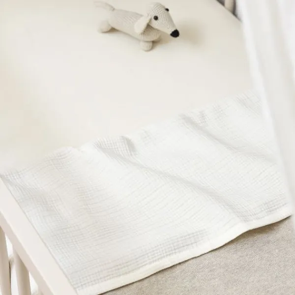 Meyco Baby Uni Hoeslaken Ledikant - 60 x 120 cm - Jersey - Nature> Hoeslakens
