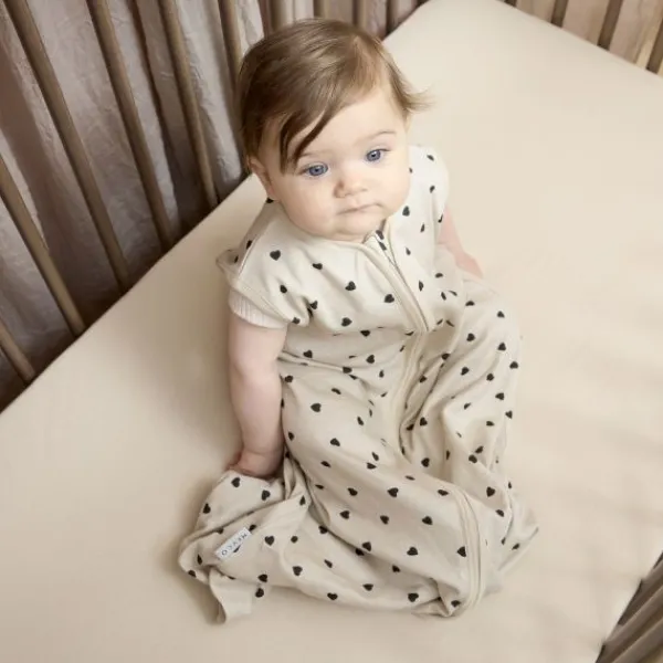 Meyco Baby Uni Hoeslaken Ledikant - 60 x 120 cm - Jersey - Nature> Hoeslakens