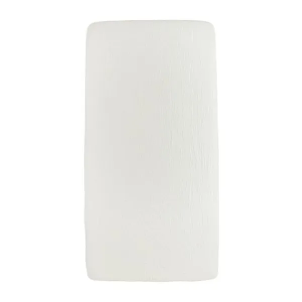Meyco Baby Uni Hoeslaken Ledikant - 60 x 120 cm - Pre-Washed Hydrofiel - Offwhite> Hoeslakens