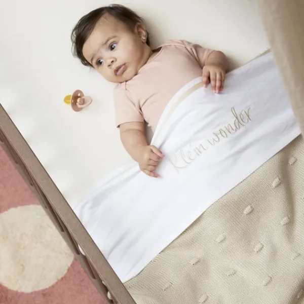 Meyco Baby Uni Hoeslaken Ledikant - 2 Stuks - 60 x 120 cm - Jersey - Nature> Hoeslakens