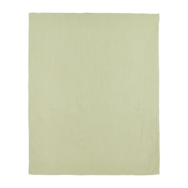 Meyco Baby Uni Wieglaken - Pre-Washed Hydrofiel - 75 x 100 cm - Soft Olive> Wieglakens