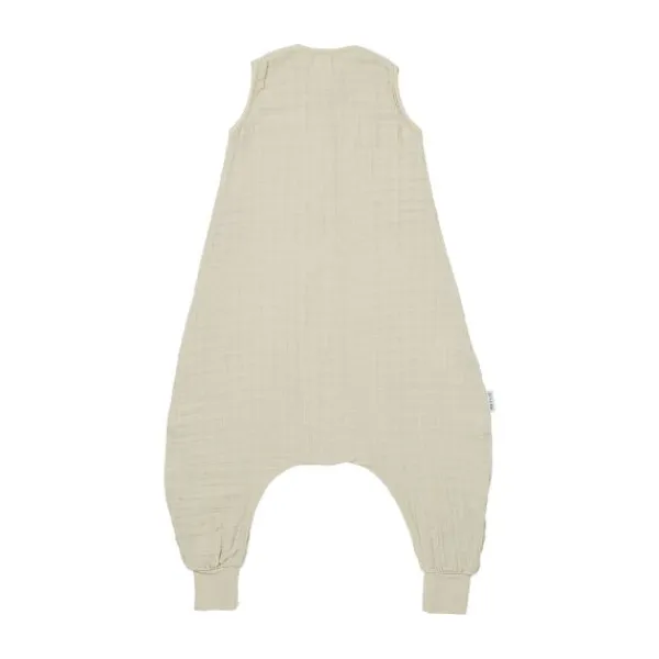 Meyco Baby Uni Zomer Slaapoverall Jumper - 104 cm - Pre-Washed Hydrofiel - Sand> 4-Seizoenen Slaapzakken|Zomer Slaapzakken