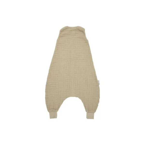 Meyco Baby Uni Zomer Slaapoverall Jumper - 92 cm - Pre-Washed Hydrofiel - Soft Sand> 4-Seizoenen Slaapzakken|Zomer Slaapzakken