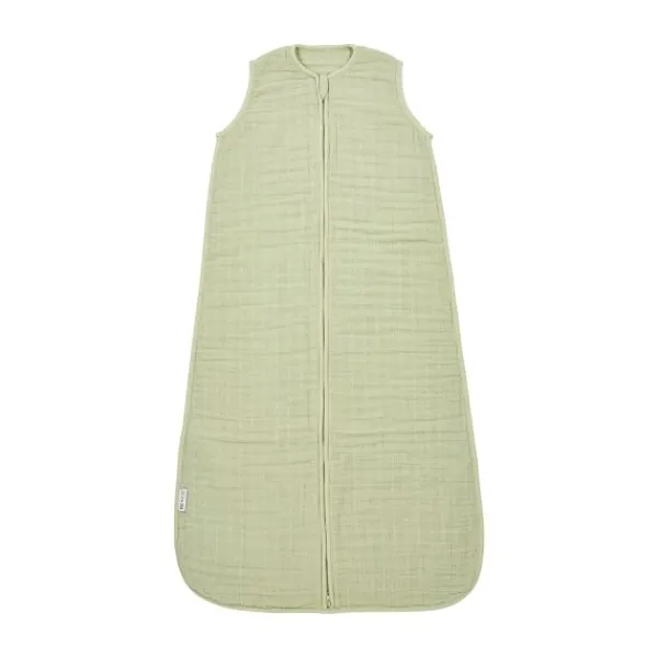 Meyco Baby Uni Zomerslaapzak - 60 cm - Pre-Washed Hydrofiel - Soft Sand> 4-Seizoenen Slaapzakken|Zomer Slaapzakken