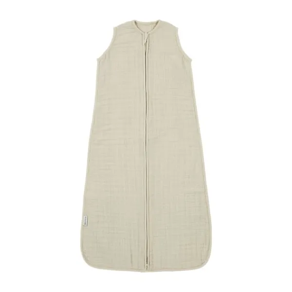 Meyco Baby Uni Zomerslaapzak - 90 cm - Pre-Washed Hydrofiel - Soft Sand> 4-Seizoenen Slaapzakken|Zomer Slaapzakken