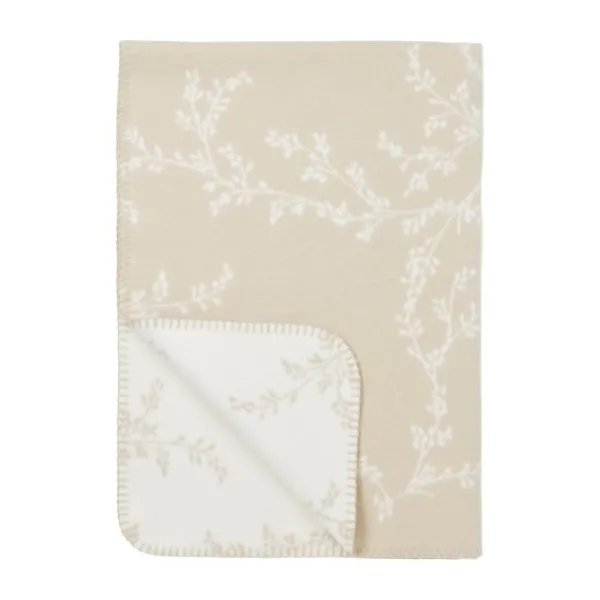 Meyco Baby Wiegdeken Geweven Branches Sand 75 x 100 cm> Wiegdekens