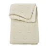Meyco Baby Wiegdeken Teddy Knots Soft Sand 75 x 100 cm> Wiegdekens
