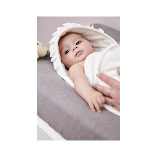 Meyco Badcape Badstof Ruffle Offwhite> Badcapes