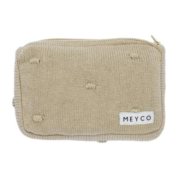 Meyco Billendoekjesetui Mini Knots Sand> Billendoekjes Boxen