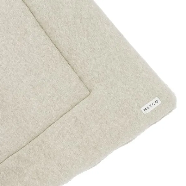 Meyco Boxkleed Knit Basic Sand Melange 77x97cm> Accessoires Boxen|Boxkleden