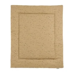 Meyco Boxkleed Rond Basic Knit Sand Melange 95 cm><noscript><img width=