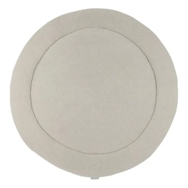 Meyco Boxkleed Rond Basic Knit Sand Melange 95 cm> Accessoires Boxen|Boxkleden