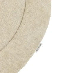 Meyco Boxkleed Rond Basic Knit Sand Melange 95 cm><noscript><img width=