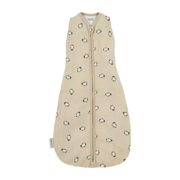 Meyco Cocoon Inbakerslaapzak - 70 cm - Penguin - Soft Sand> 4-Seizoenen Slaapzakken