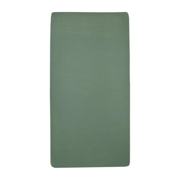 Meyco Juniorhoeslaken Jersey Stone Green 70 x 140/150 cm> Accessoires Boxen|Hoeslakens