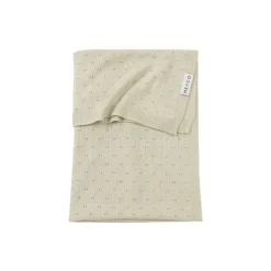 Meyco Ledikantdeken Ajour Bamboe Soft Sand 100 x 150 cm> Ledikantdekens