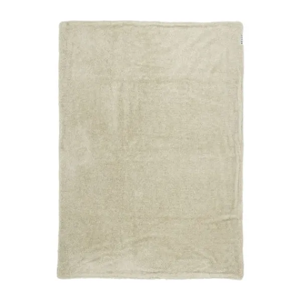 Meyco Ledikantdeken Knit Basic Sand Melange Teddy 100x150cm> Ledikantdekens