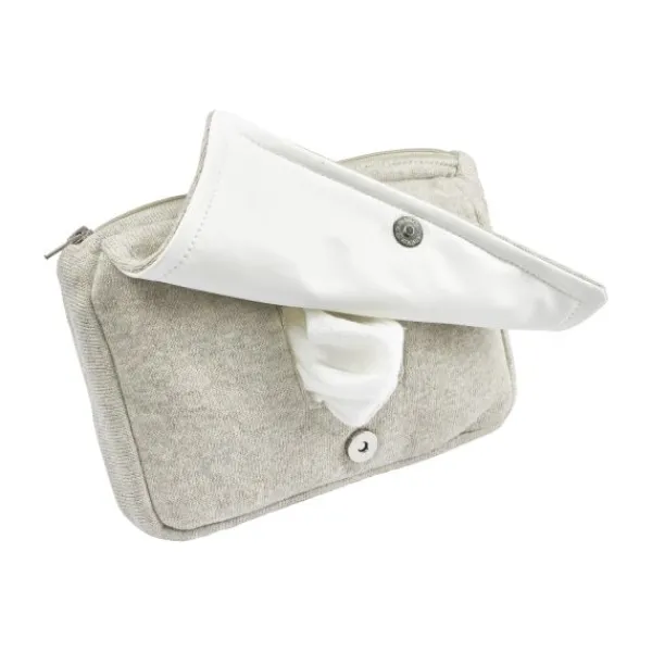 Meyco Ledikantdeken Knit Basic Sand Melange 100x150cm> Ledikantdekens